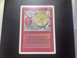 1993 WotC MAGIC the Gathering UNLIMITED unplayed rare WHEEL OF FORTUNE near mint - Image 2