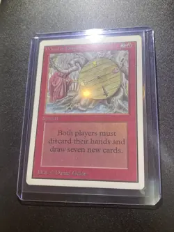 1993 WotC MAGIC the Gathering UNLIMITED unplayed rare WHEEL OF FORTUNE near mint - Image 5