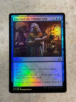 MTG NM You Find the Villians' Lair Foil [Adventures in Forgotten Realms] - Image 1