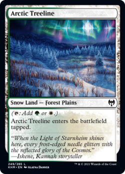 Arctic Treeline Kaldheim NM Common MAGIC THE GATHERING MTG CARD ABUGames - Image 1