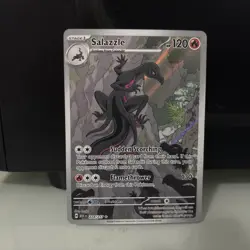 Pokemon Mega Evolution Ascended Heroes Salazzle Illustration Rare 224/217 - Image 1