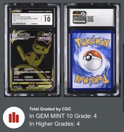 Pokemon TCG S-Chinese Card CS5.1C 019/004 Mew Vmax Holo CGC GEM MINT 10 POP 4! - Image 3