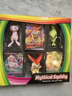 Pokemon TCG Mythical Squishy Premium Collection W/Evolving Skies 820650809736 - Image 2