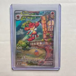 Simisear 100/086 Holo Illustration Rare White Flare Pokemon Near Mint - Image 1