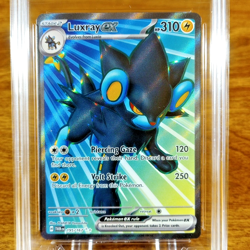 Pokemon Twilight Masquerade Luxray EX 195/167 AGS Gem-MT 10 FA Holo Rare 2024 - Image 2