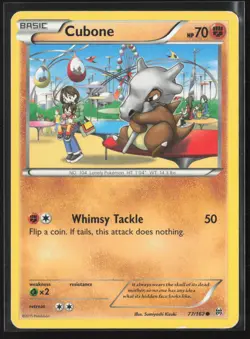 Cubone 77/162 Common BREAKthrough Pokemon Heavily Played - Image 1