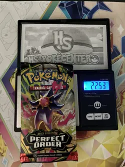 VERY HEAVY! 🔥22.53g Pokemon TCG Perfect Order Booster Pack Factory Sealed ✅ - Image 1
