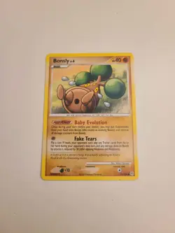 Pokemon TGC 2007 Diamond and Pearl Bonsly 71/130 Regular Card Near Mint - Image 1