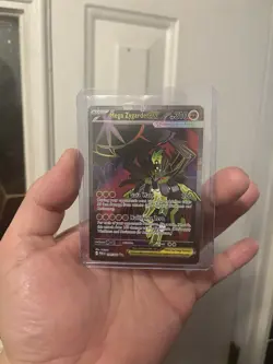 Pokemon Mega Zygarde EX 104/088 Full Art EX Holo English Pokemon TCG - Image 1