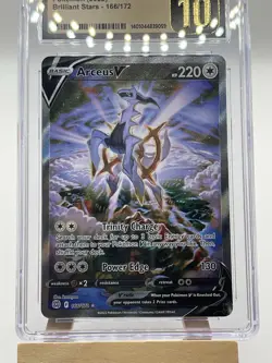 Pokemon Arceus V Brilliant Stars Full Alt Art #166 CGC 10 Pristine - Image 1