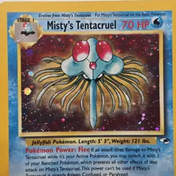 Mear Mint | Misty's Tentacruel Gym Heroes 10/132 | Great Centering | Pokemon TCG - Image 1