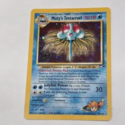 Mear Mint | Misty's Tentacruel Gym Heroes 10/132 | Great Centering | Pokemon TCG - Image 3