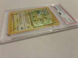 1999 Pokemon Game Raichu Holo #14/102 PSA 4 - Image 4