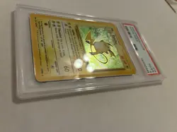 1999 Pokemon Game Raichu Holo #14/102 PSA 4 - Image 5