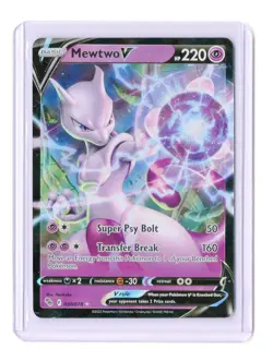 Pokemon Go Mewtwo v Ultra Rare Holo TCG Card 30/78 Mint Condition - Image 1