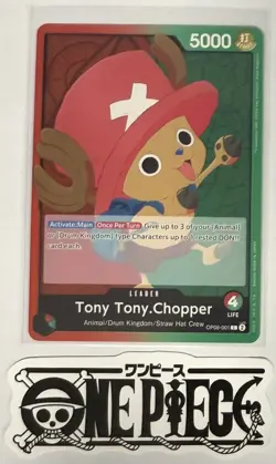 One Piece OP08-001 L Tony Tony.Chopper - Leader - English - TCG - NM/M - Image 1