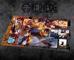 Sabo One Piece Playmat With Zones OPCG TCG CCG Game Play Mat NEW！ - Image 1