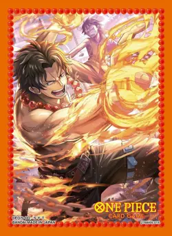 Portgas D. Ace ONE PIECE Card Game Oﬃcial Card Sleeves 10 New Sealed 1 Pack - Image 5