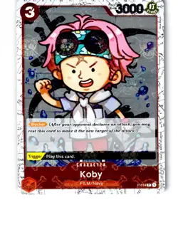 Koby (Jolly Roger Foil) P-014 Promo Premium Booster -The Best- One Piece LP - Image 1