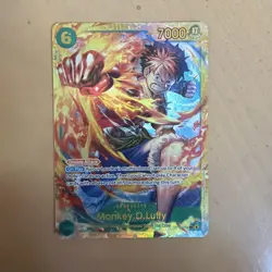 One Piece ~ Monkey D Luffy OP13-118 SEC ~ Carrying on His Will English : NM - Image 1