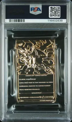 Charizard Pokemon Card Burger King 23K Gold Plated Promo Nintendo WOTC PSA 5 - Image 2