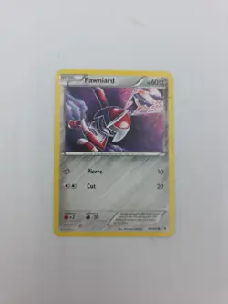Pawniard - BW Noble Victories 81/101 Tomokazu Komiya Black White Pokemon Card LP - Image 1