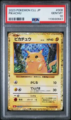 PSA 10 Pikachu 008/032 CLL Pokemon Card Classic Japanese Gem Mint 2023 - Image 1