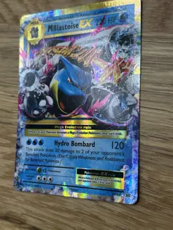 Pokemon TCG Mega-Blastoise EX XY Evolutions Holo Rare Card 22/108 LP NM - Image 3