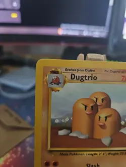 Pokemon TCG Dugtrio Base Set Unlimited Rare Card 19/102 LP+ Very Clean! - Image 2