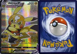 Libre Pikachu V Cosplay Pokemon TCG YWGS Custom Fan Art Holo Card - Image 2