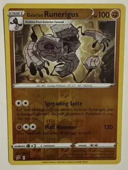 Golem 137/264 Fusion Strike Reverse Holo Rare Pokemon Card TCG Pokemon - Image 1