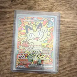 Pokemon Meowth ex Full Art Foil Rare EX Card 121/088 Basic Natsumi Yoshida - Image 1