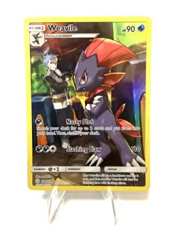 Weavile 238/236 SM - Cosmic Eclipse Secret Rare Pokemon Card - Image 1