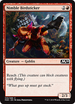 Nimble Birdsticker (Spellslinger) Core Set 2020 / M20 NM Common CARD ABUGames - Image 1
