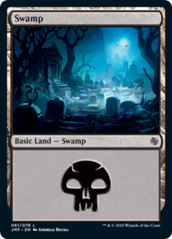 Swamp (61) Jumpstart NM Basic Land MAGIC THE GATHERING MTG CARD ABUGames - Image 1