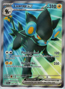 Luxray ex 195/167 SV06: Twilight Masquerade - Pokemon Card - NM - Image 1