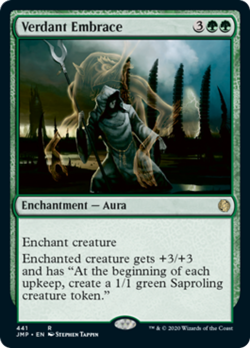 Verdant Embrace Jumpstart NM Green Rare MAGIC THE GATHERING MTG CARD ABUGames - Image 1