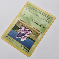 Near Mint | 1st Edition Base Set Shadowless | Nidoran 55/102 | Pokemon Card - Image 5