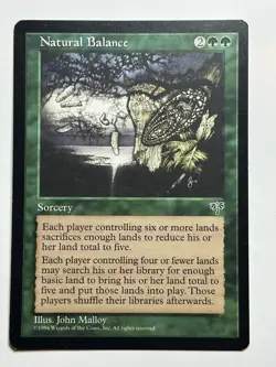 Natural Balance Mirage Regular MTG Card LP-NM - Image 1