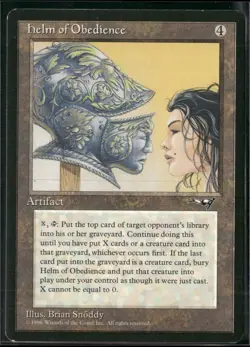 MTG Magic the Gathering Helm of Obedience Alliances - Image 1