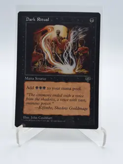 DARK RITUAL 1996 "MIRAGE" magic: the Gathering "UNPLAYED" VINTAGE ORIGINAL MINT - Image 1