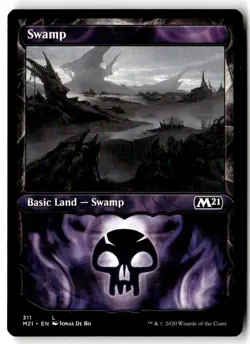 MTG Swamp (Showcase) [M21 - 311] LP 2-94 - Image 1