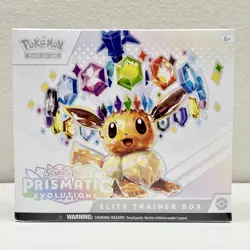 Pokemon TCG Prismatic Evolutions Elite Trainer Box ETB New Factory Sealed - Image 1