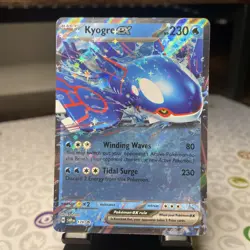 Kyogre ex #178 Scarlet & Violet Black Star Promo Pokemon TCG - Image 1