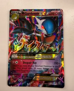 Pokemon M Gardevoir EX 79/114 XY Steam Siege Ultra Rare Full Art Holo 210 - Image 1