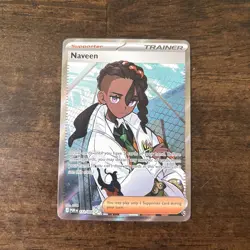 Naveen 112/088 Me03: Perfect Order Pokemon TCG Full Art Trainer - Image 1