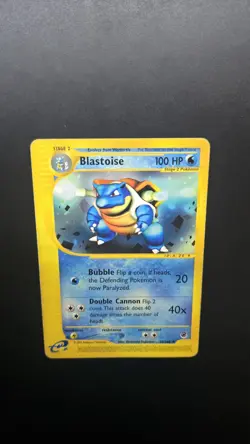 Blastoise 036/165 Expedition Base Set Regular Pokemon Card - Ungraded - Image 5
