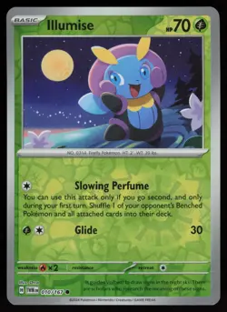ILLUMISE 010/167 COMMON TWILIGHT MASQUERADE POKEMON REVERSE HOLO NM/M - Image 1