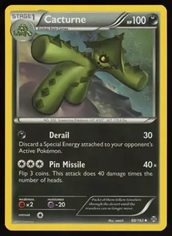 CACTURNE 88/162 UNCOMMON BREAKTHROUGH POKEMON NM/M - Image 1