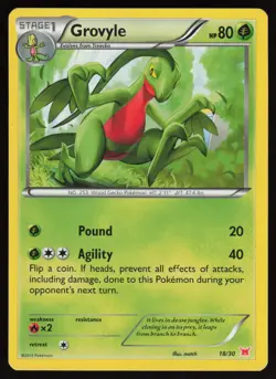 GROVYLE 18/30 XY TRAINER KIT LATIAS POKEMON LP - Image 1